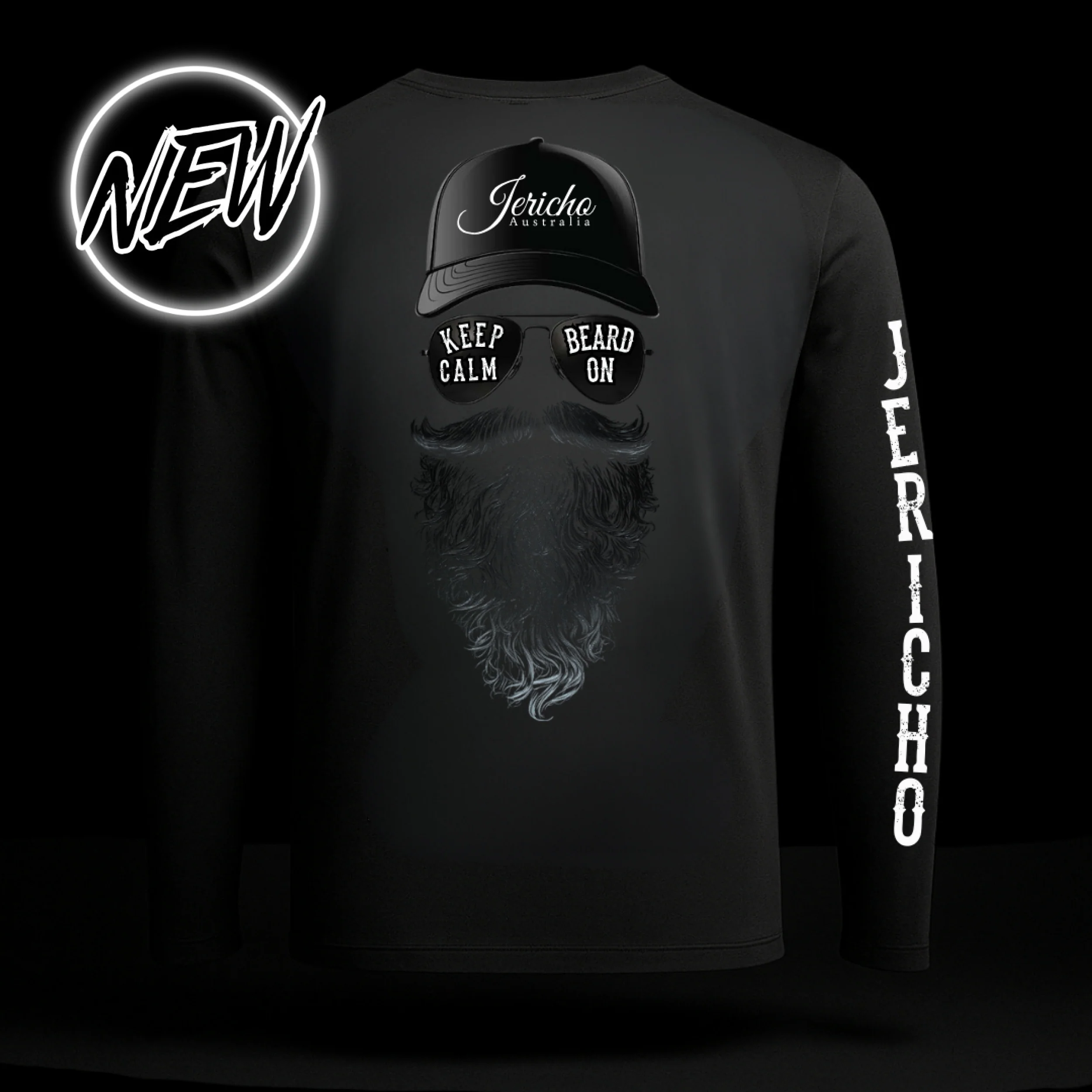 Beards & Sunglasses Long-sleeve T-Shirt (NEW)