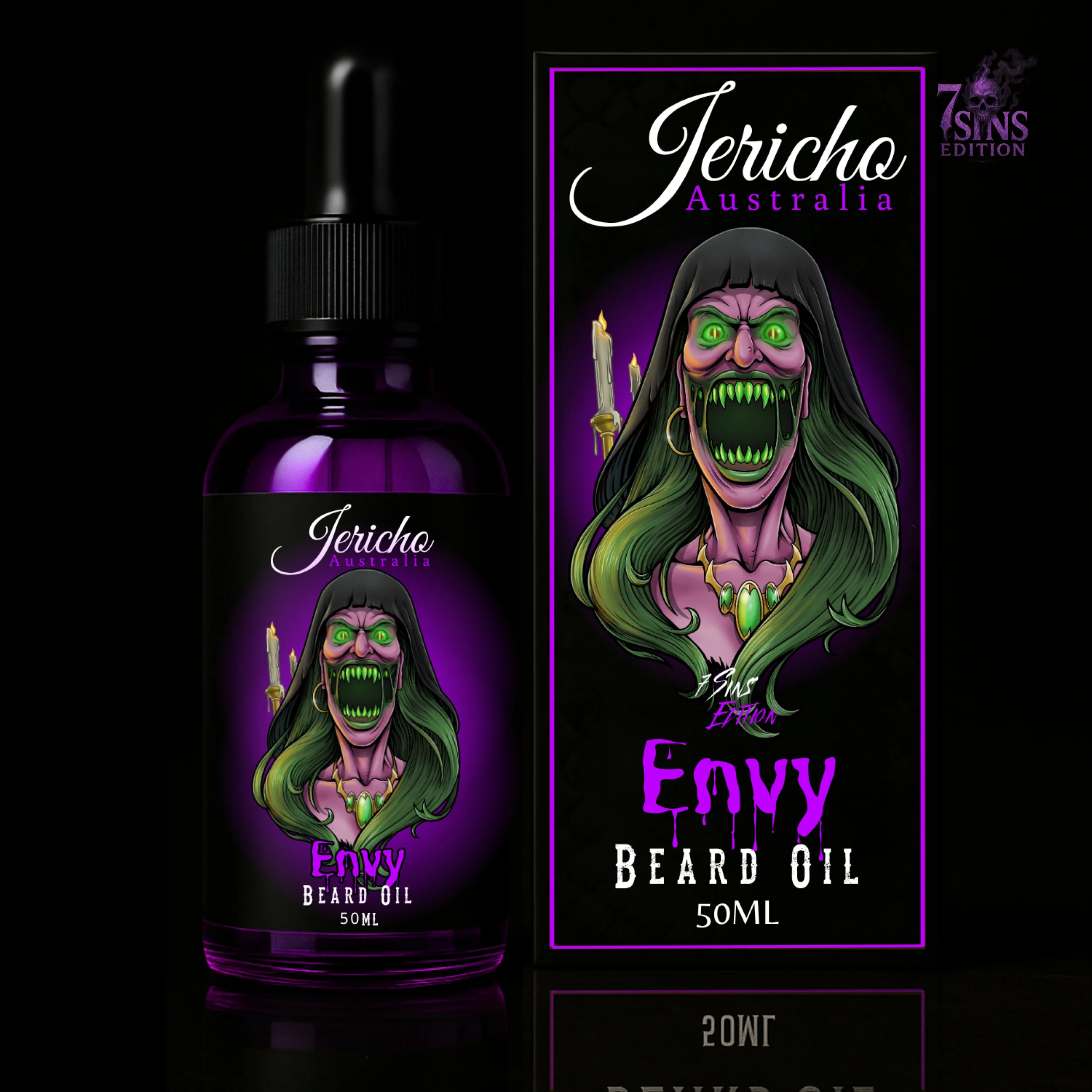 Envy Beard Oil 50ml ( 7 Sins Edition)