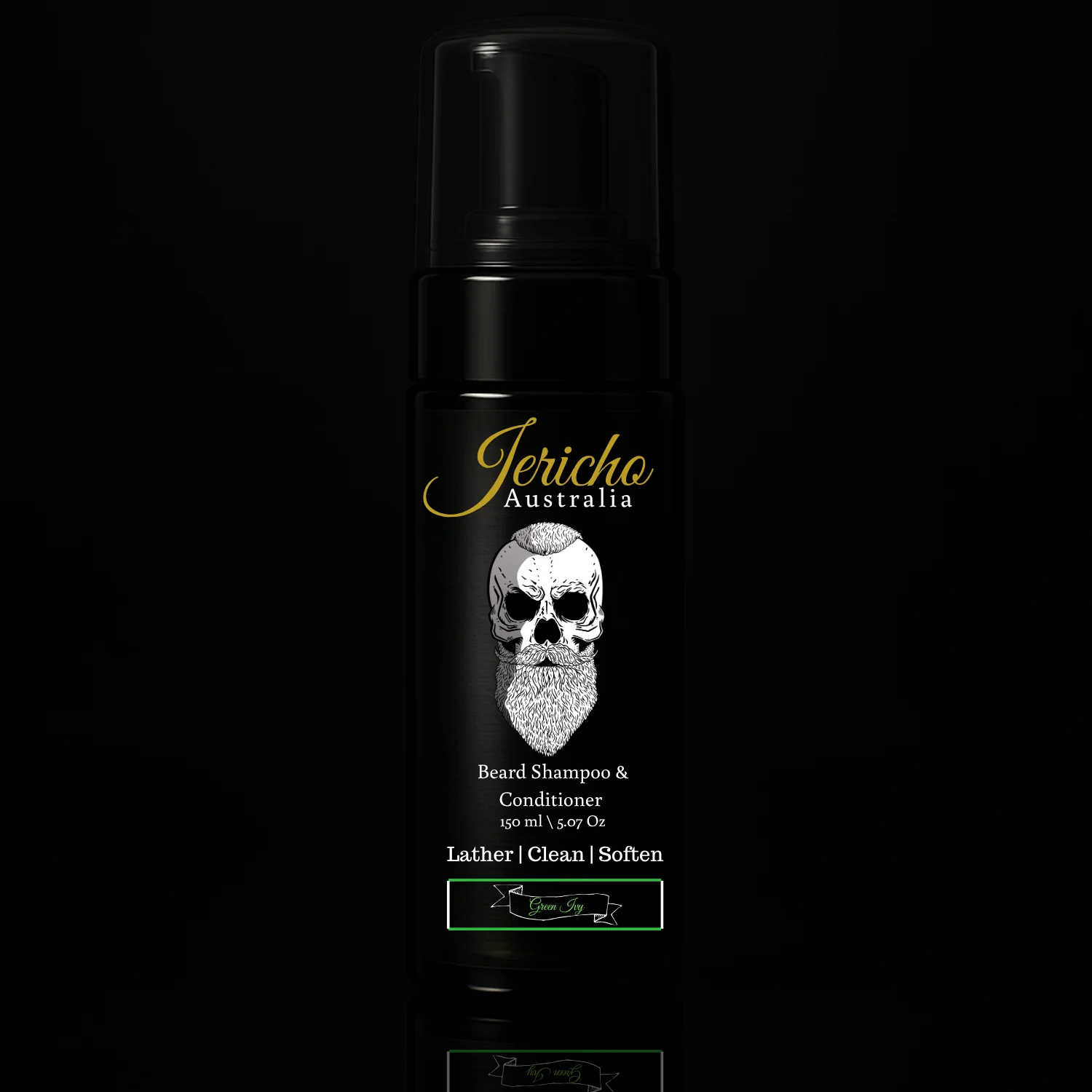Jericho 2 in 1 Beard Shampoo & Conditioner 150ml Green Ivy