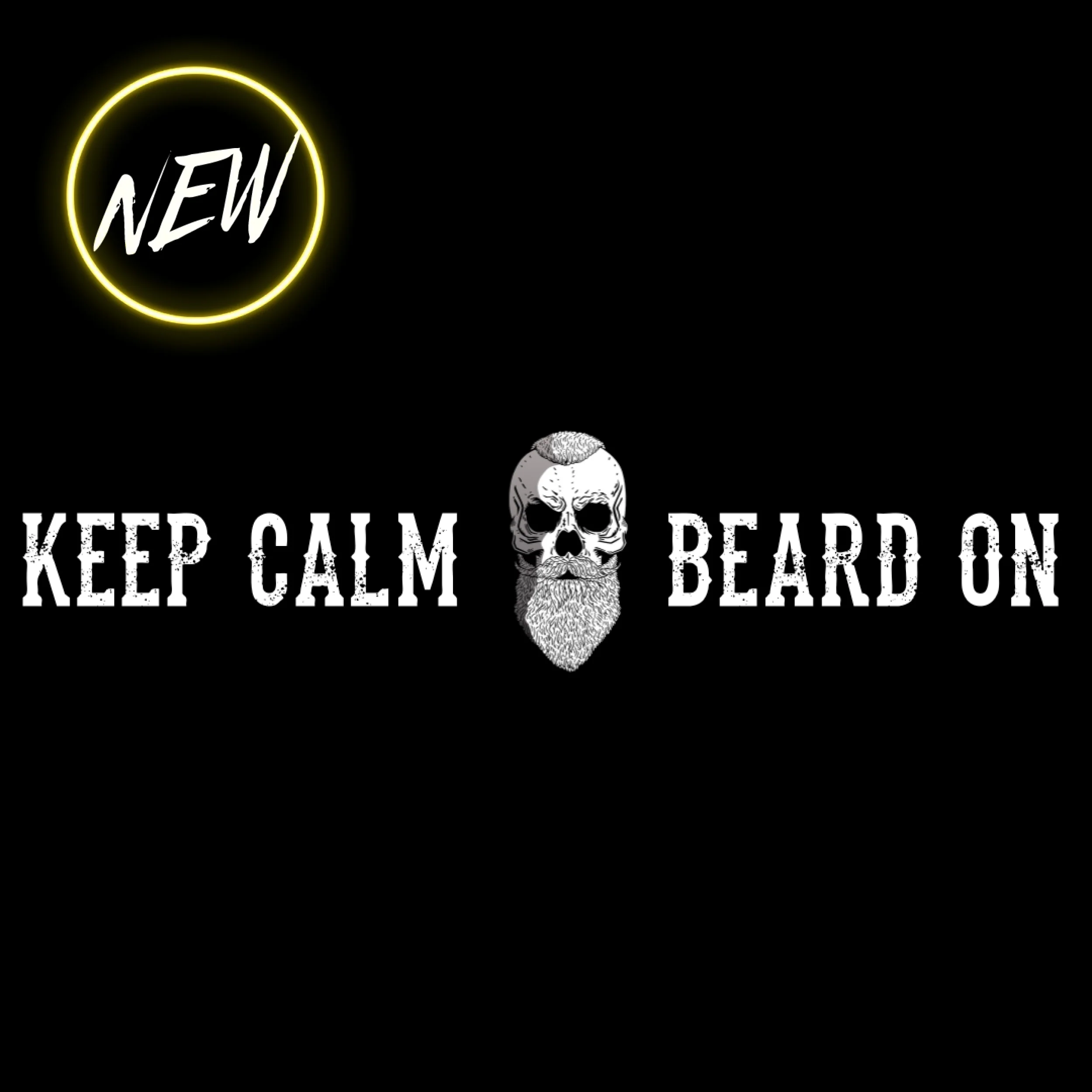 Jericho Australia Keep Calm & Beard On Decal/Sticker