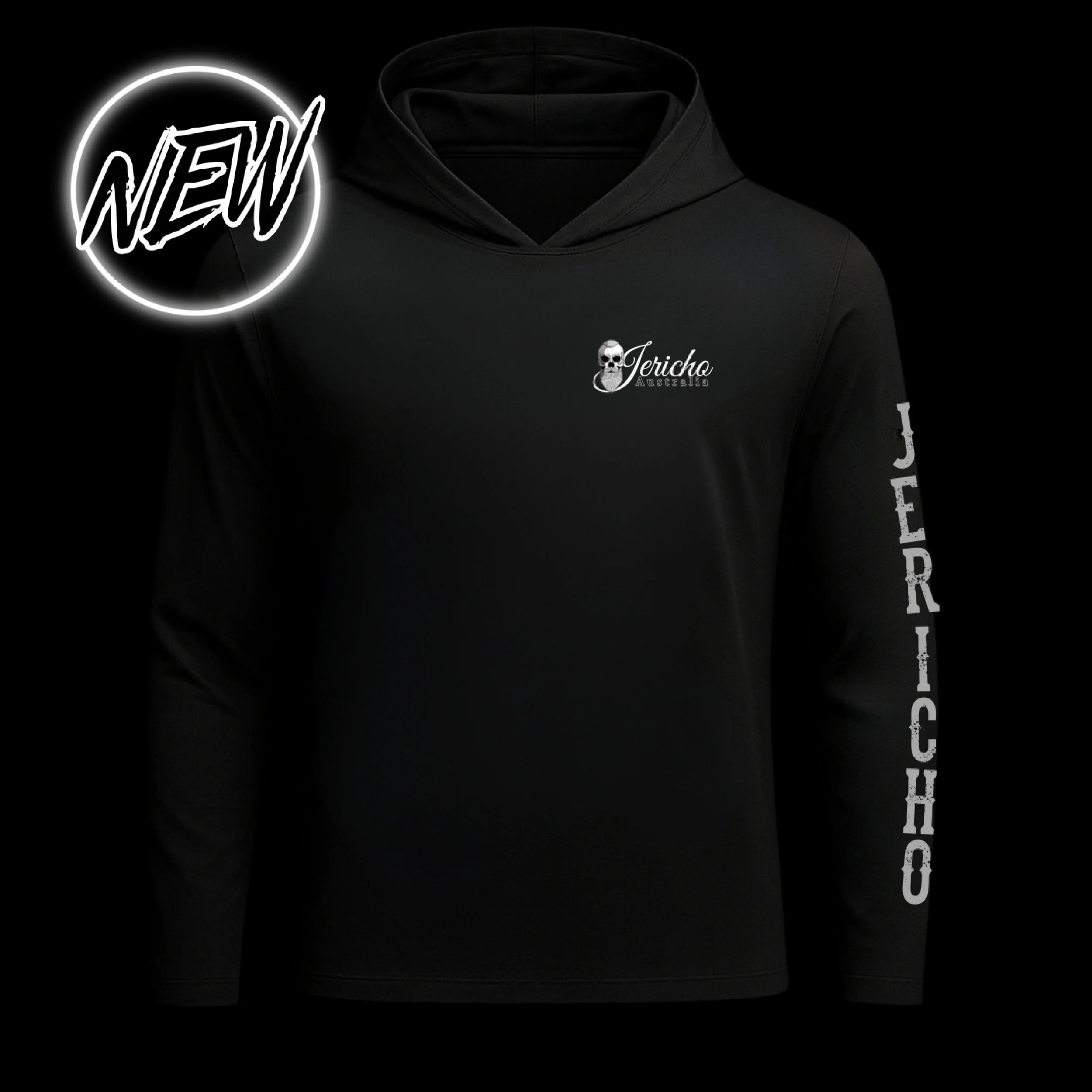 Keep Calm & Beard On Lightweight Hoodie (NEW) - Image 2