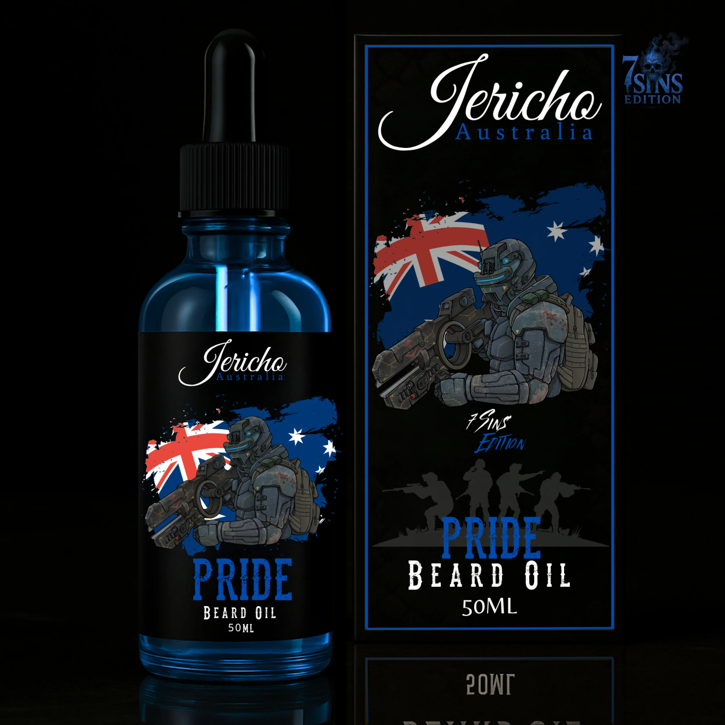 Pride Beard Oil 50ml ( 7 Sins Edition)
